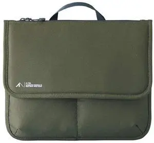 LIHIT LAB Tablet Sleeve with Pockets, 11.5 x 1 x 9.5, Army Green (A7767-22)