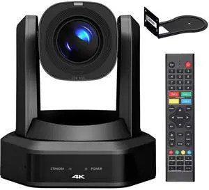 Runpu Church Studio Broadcast SDI Poe 4K 20X Optical Zoom PTZ Camera RP-HD66K-20 - AI Auto Tracking Conference With HDMI LAN USB3.0 USB2.0 for Events Sports Podcast Live Streaming