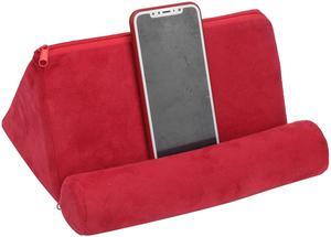 Pillow Tablet Stand, Portable Mobile Phone Support Bed Rest Cushion Tablet Reading Holder Tablet Pillow Stand Holder for Tablet Book Tab Stand Holder for Bed Armrests Carpet,
