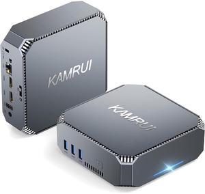 KAMRUI AK2 Plus N100 Mini PC, 16GB DDR4 RAM 512GB SSD Mini Desktop Computers, Supports Dual 4K Displays for Home School Office
