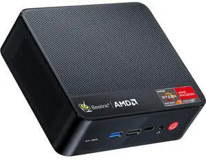 Beelink SER5 MAX Mini PC,AMD Ryzen 7 6800U(up to 4.7 GHz,8C/16T),Mini Computer with 24GB LPDDR5/500GB M.2 PCle4.0 SSD,Support Triple Screen Display(HDMI+DP+Type-C),WiFi6,BT5.2,Type-C,Gigabit LAN