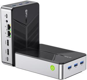 GMKtec Mini PC NAS, G9 Intel N150 Dual Boot System Desktop Computer 12GB DDR5 64GB EMMC +512GB SSD, 4*M.2 NVMe Slots, Dual NIC 2.5GbE, USB-C/USB 3.2 10Gbps, Network Attached Storage