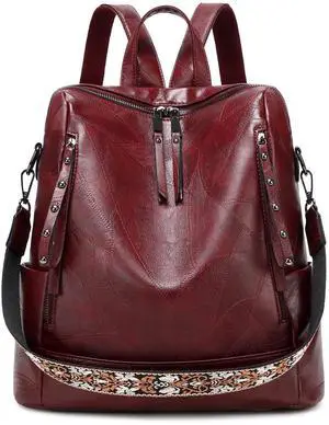 sqlp Fashion Backpack Purse for Women Vegan Leather Travel Back Pack Womens Designer Shoulder Bags