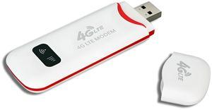 LTE USB Modem, 300Mbps High Speed Portable 4G Router With Sim Card Slot for Travel Hotspot Mini Unlocked Dongle