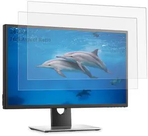 YINOVEEN 2 Pack 24 Inch Matte Anti Glare Screen Protector Fit Diagonal 24 Inch Desktop with 16:9 Widescreen Monitor, Reduce Glare Reflection and Eyes Strain (20.9 Inch W x 11.7 Inch H)