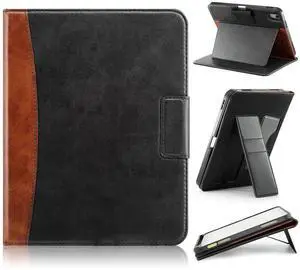 Protective case for iPad (A16) 11th Generation 11-inch 2025 / iPad 10th Generation 10.9-inch 2022 (with Built-in Pen Holder) (Multi-Angle Viewing) (Black)