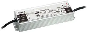 HLG-120H-12A 12V 10A 120W LED Driver IP65 Waterproof for LED Street Lighting, Horticulture Lighting