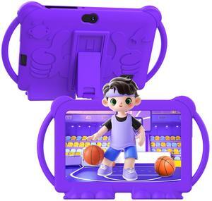 Kids Tablet 7 inch for Boys Girls Android Tablets for Kids, 4GB RAM 32GB ROM Toddler Tablet, WIFI Bluetooth, Safety Eye IPS Screen, Parental Control, Dual Camera Shockproof Case for Educational Games