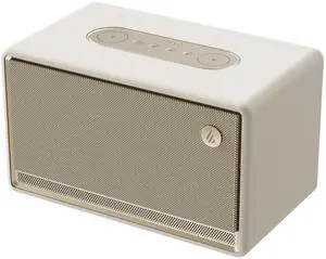 Edifier ES300 Tabletop Wireless Speaker, Hi-Res Audio Bluetooth 5.3 & 12H Long Playtime, Crystal Clear Sound Multiple Connectivity for Home Office Outdoor Desktop (Ivory)