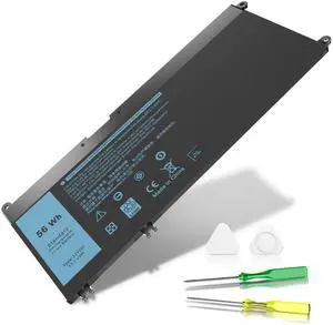 IKFJQCOA 33YDH 56Wh Laptop Battery Compatible with Dell Inspiron 17 7000 7778 7779 7786 7773 15 7577 G3 3579 3779 G5 5587 G7 7588 13 3380 3480 14 3490 15 3590 3580 PVHT1 P30E 81PF3 081PF3 15.2V 4-cell