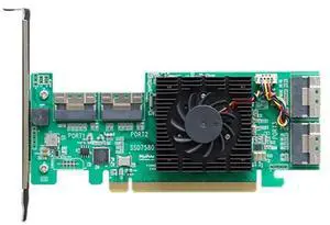 HighPoint Technologies SSD7580C PCIe 4.0 x16 8-Port U.2 NVMe RAID HBA