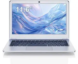 Laptop Windows 11 Pro Computer, 11.6 inch Mini Laptops 8GB RAM windows laptop, N4000 Dual Core Processor,256GB ROM SSD, Slim and Lightweight Notebook for Work, School, Travel 2025 (Silver, 256 SSD)
