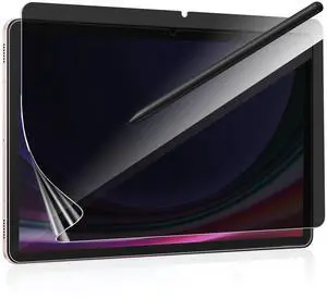 Anbzsign [2 Pack for Samsung Galaxy Tab S9 FE/Tab S9 2023 / Tab S8 2022 Privacy Screen Protector, Anti-Spy 9H Hardness Flexble Screen Protector.