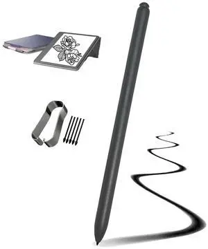 Z-10 Premium Pen Replacement for Amazon Kindle Scribe Premium Pen, Sleek Stylus Pen Compatible with Kindle Scribe, with Improved Eraser (Black)