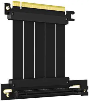 GLOTRENDS 60mm PCIe 4.0 X16 Riser Cable for PCIe 4.0/3.0 GPUs, Such as GeForce RTX 40/30 Series and AMD Radeon RX7000/RX6000 Series, etc