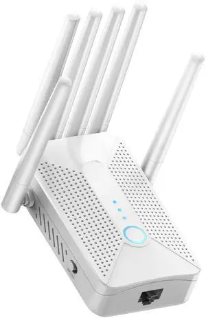 WiFi Extender,WiFi Repeater,WiFi Extender Signal Booster,Internet Extender WiFi Booster,6 Antenna,Coverage10000 Sq.ft,Easy Setup,Stable and Fast Internet Speed,Fit for Home and Company
