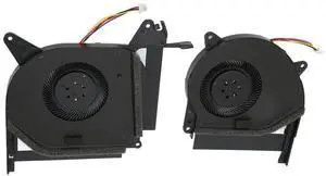 Goshyda Laptop Replacement Cooling Fan with 4Pin Power Connector for ROG Strix Scar II GL704GW FL2D FL2F (CPU GPU Cooling Fan)