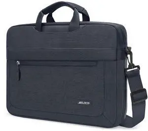 MOSISO Laptop Shoulder Messenger Bag Compatible with MacBook Air/Pro, 13-13.3 inch Notebook,Compatible with MacBook Pro 14 inch M5 M4 M3 M2 M1 2025-2021 with Adjustable Depth at Bottom, Space Gray