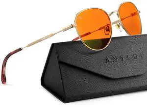 ANYLUV Blue Light Blocking Glasses Men Women, Rectangle Lightwight Blue Light Glasses Computer Screen for Eye Protection