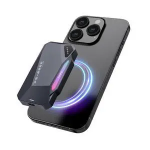 500GB Magnetic Portable SSD,2050MB/s Type-C USB 3.2 Gen 2x2 External SSD,4K ProRes Record and Store,Aluminum alloy,RGB Touch Lighting,External Solid State Drive for iPhone15/16/Android/PC/Mac -PS2200