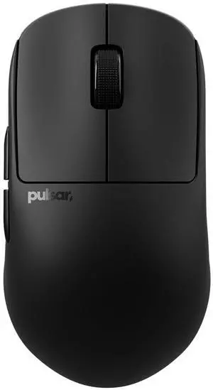 Pulsar Gaming Gears X2H Crazylight Wireless Gaming Mouse, Ultra Lightweight 1.30 oz (37g), Optical Switch, 32000 DPI, 750 IPS, XS-1 Sensor, 8k Compatible (Jet Black)