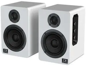 IBALL·BOX Harmony H2 60W Desktop Speakers with DSP, Bluetooth 5.3, 24-Bit Optical, USB-C, AUX, Silk-Dome Tweeter, Carbon-Fiber Woofer, for Computer, PC Monitor, Gaming (White)
