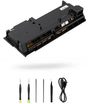 LHM for PS4 Pro Power Supply Replacement ADP-300ER/N15-300P1A with Power Cord, for CUH-71xx Series Host Source Replacement