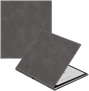 LaoShuSheng Magnetic Case for 10.3" Boox Note Air 5 C (2025) / Boox Note Air 4 C (2024) & Note Air 3 C Tablet - Ultra-Thin Lightweight,PU Leather Book Folio Cover with Auto Sleep/Wake (Advanced Grey)