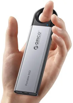 ORICO 512GB External SSD Up to 1050MB/s, Hanging Hole Design Portable Solid State Drive, USB C&A 2 in 1 Cable, Reliable Storage for Type-C Smartphone, Tablets, Laptops - C10
