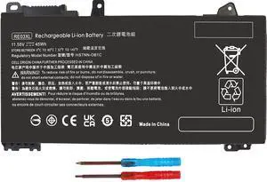 RE03XL L32407-541 Battery, Replacement hp ProBook Laptop Battery for HP ProBook 430 440 445 450 G6 G7 455R G6 Serie L32407-AC1 HSTNN-OB1C HSTNN-UB7R HSTNN-DB9A L32407-2B1 L32656-005 Batteries.