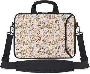 RICHEN 17 inch Laptop Shoulder Bag Carrying Case with Handle Fits 15.6/16/17/17.3/17.4 inch Laptop Notebook (Sicilian Flowers, 16-17.3 inch)
