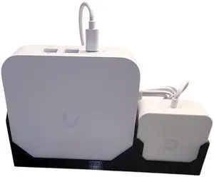 Wall Mount Compatible with UniFi Express 7 Gateway UX7 Ubiquiti (Black)