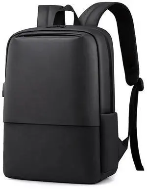 FANDARE Men Business Backpack with USB Charging Port Women Daypacks College Bag Backpack Bag Men Daypacks College Travel Essentials Rucksack Black