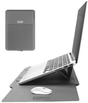 13-14 Inch Sleeve Case Cover for MacBook Pro 2016-2020/Surface Laptop 2017/Book 3 13.5", Laptop Slim Bag for 13-14" Lenovo Dell Toshiba HP Acer Chromebook (13-14 inch, Grey)