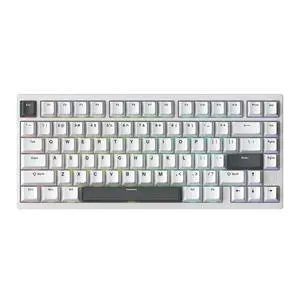 IROK MG75PRO 81 Keys Wired Magnetic Switch Mechanical Keyboard, Hall Effect, 8KHZ/ARGB/CNC Aluminum, Gasket Structure Gaming Keyboard(Silver