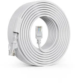 ZOSI 100ft (30 Meter) Ethernet Cable, RJ45 Network Cord for POE Camera NVR System, Cat5e Patch Cable, IP Camera, Switch, Router, Computer, Modem and More