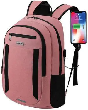 MAXTOP Travel Laptop Backpack Business Backpacks with USB Charging Port Water Resistant School College Bookbag