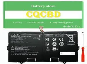 CQCBD BG06XL AA-PBMN4MR Battery for Samsung Galaxy Book Pro 360 13 NP930XDB NP935XDB NP930XDB-KD NP930XDB-KF NP930XDB-KH BA43-00397 BA4300397 (15.44V 63Wh)