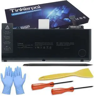 Tinkerpal A1322 A1278 Laptop Battery Compatible with MacBook Pro 13" [Mid 2012 2010 2009 Early 2011 Late 2011] - Long Lasting 10.95V 63.5WH