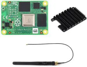 Waveshare Pi Compute Module 4 Comes with Heatsink 2GB RAM 32GB eMMC Flash Without WiFi
