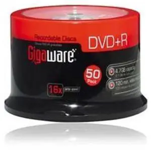 Gigaware 16x DVD+R Spindle (50-Pack)