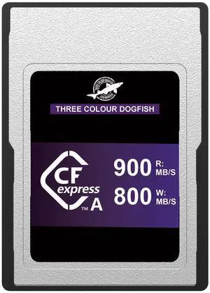 Dogfish CFexpress Type A Memory Card 256GB, Up to 900MB/s Read Speeds for Sony Alpha/FX Cameras 4K 8K Recording and High Speed Continuous Shooting