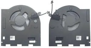 New Replacement Cooling Fans for Dell Alienware M17 R3 M17 R4 P45E Laptop 0CNV63 EG50061S1-C060-S9A 0H5TYJ EG50061S1-1C010-S9A 12V 0.38A (4-Pin 4-Wire)