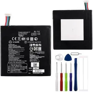 E-YIIVIIL Replacement Battery BL-T12 Compatible with LG G Tablet 7.0 V400 V410 LK-430 LK430 with Tools