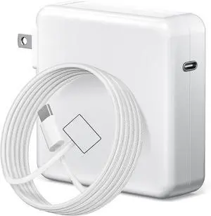 140W Mac Book Pro Charger for MacBook Pro 16/14 inch for Mac Air 15/13 inch 2021/2022/2023/2024/M1-M4 Type C to Magnetic 3 Fast Laptop Charger Power Adapter 6.6FT Cable with LED Light