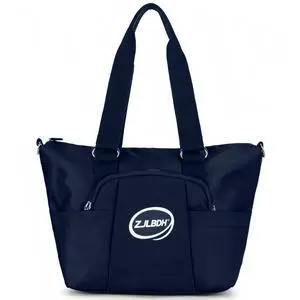 ZJLBDH Large Capacity Tote Handbag, Women's Nylon Shoulder Bag with Multiple Compartments, Casual Work Laptop Bag, 13 Inch (BLUE)