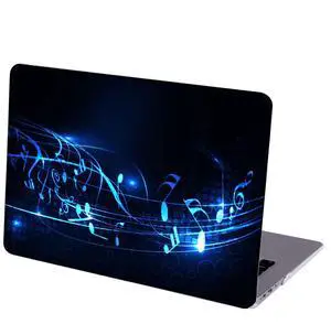MINGDAO Case Compatible with MacBook Pro 13 inch, Hard Protective Shell with Keyboard Cover (M1 A2338 A2289 A2251 A2159 A1989 A1706 A1708, 2016-2020 Release) - Neon Music Note