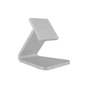 iPort Luxe (LuxePort) BaseStation iPad Stand - Compatible with All Luxe Cases for iPad Mini 4 and 5, iPad 9.7, 10.2, 10.5 - Silver