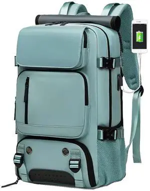 O-TBOST Travel Laptop Backpack Convertible Duffle Backpack 17inch Carry on Backpack for Men Women (Green)