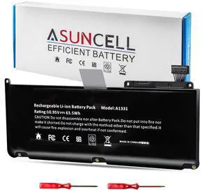 ASUNCELL A1331 13" A1342 (Late 2009 Mid 2010) Laptop Battery for Apple MacBook Unibody fits 661-5391 020-6582-A MC233LL/A MC207LL/A MC516LL/A
